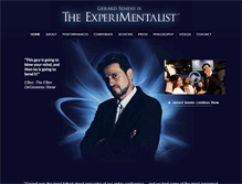 Tablet Screenshot of experimentalist.com